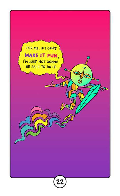 Rainbow Brainskull Oracle Deck by Ramin  Nazer: Mixed Media; 76 pages / English