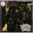 12 Constellations Tablecloth - 29.5 / Gold - Tapestry