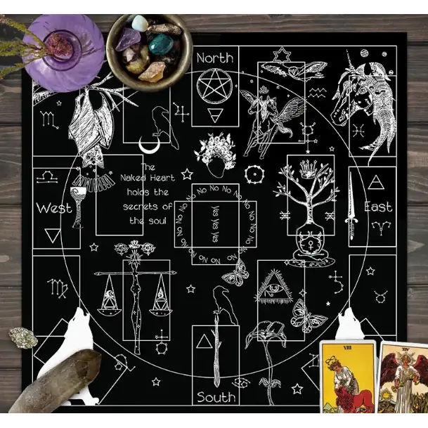 12 Constellations Tablecloth - 29.5 / White - Tapestry