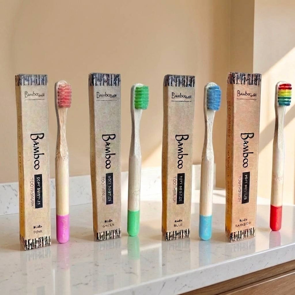 Bamboo Kids Toothbrush |  Rainbow