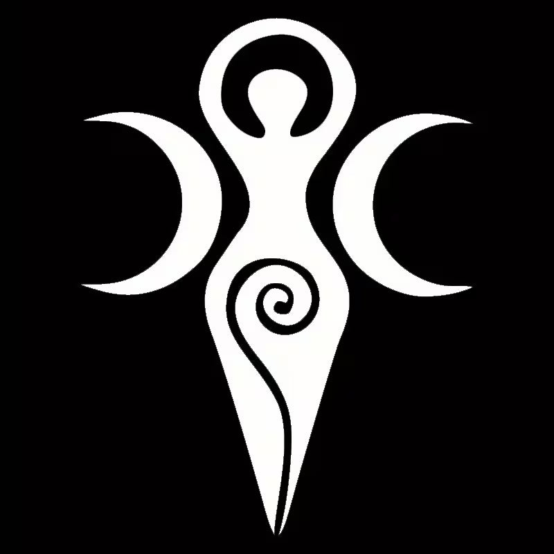 Goddess Vinyl Bumper Sticker (4.7