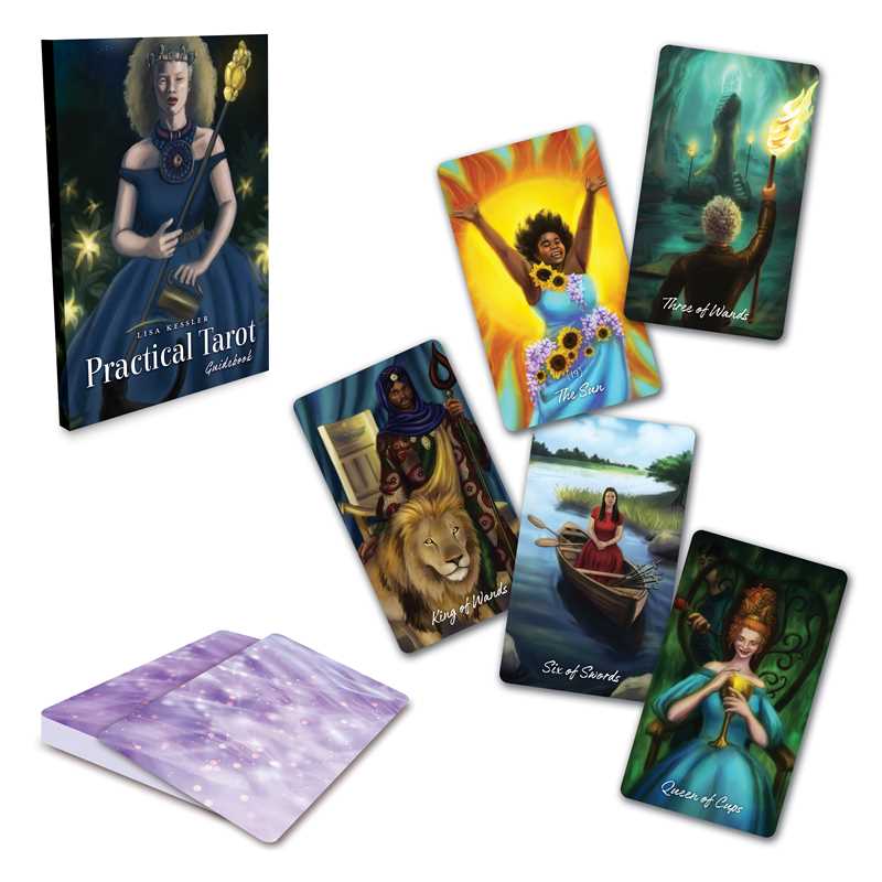 Practical Tarot (192 Pages, English) by Lisa Kessler – An Easy, Real-Life Guide to Reading Tarot