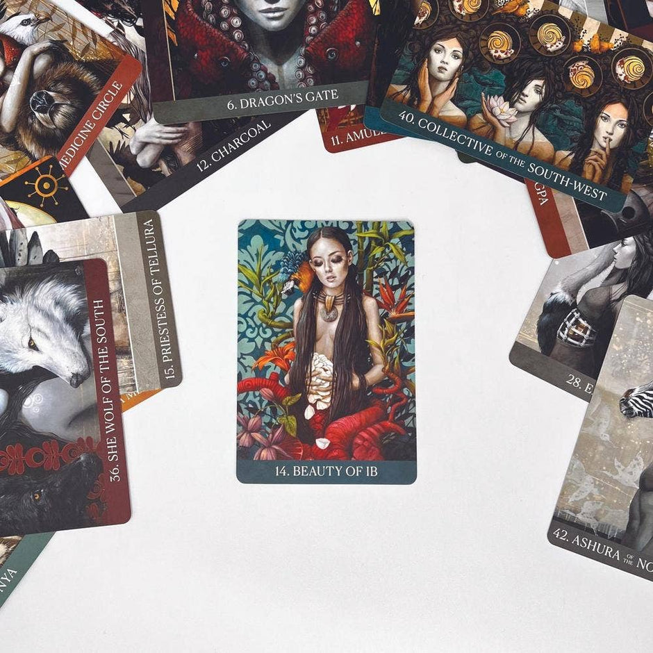 Shamanic Wisdom of the Divine Feminine (Medicine Heart Oracle #1) – 44-Card Oracle Deck + Booklet – by Alana Fairchild and Sophie Wilkins