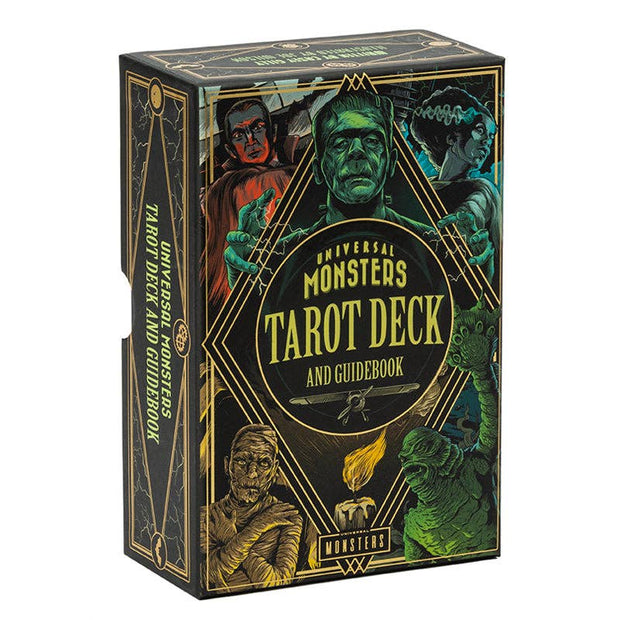 Universal Monsters Tarot Deck and Guidebook (Official, 78 Cards) – Classic Movie Monster Tarot in a Deluxe Collectible Box