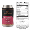 Raspberry Basil Kombucha (12 oz)