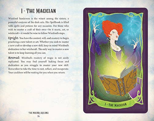 Hocus Pocus: The Official Tarot Deck and Guidebook (Officially Licensed, 78 Cards and 128-Page Guidebook) – Deluxe Gift Box Set