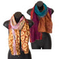 ♻️🧣 2 Panel Recycled Sari Scarves – Boho Beauty Sustainable Style and One-of-a-Kind Magic! ✨
