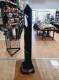🖤✨ 22.5’’ Huge Black Obsidian Tower with Wood Base – Ultimate Protection Power and Bold Statement Energy! 🌑 - Towers