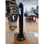🖤✨ 22.5’’ Huge Black Obsidian Tower with Wood Base – Ultimate Protection Power and Bold Statement Energy! 🌑 - Towers