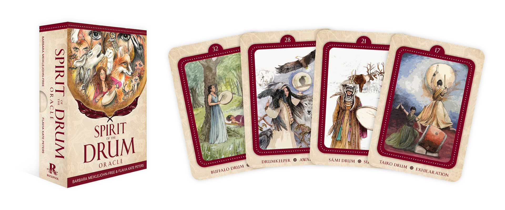 Spirit of the Drum Oracle by Barbara Meiklejohn-Free – 136 Pages (English)