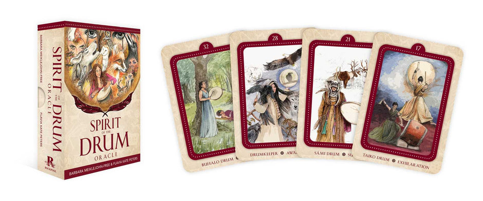 Spirit of the Drum Oracle by Barbara Meiklejohn-Free – 136 Pages (English)