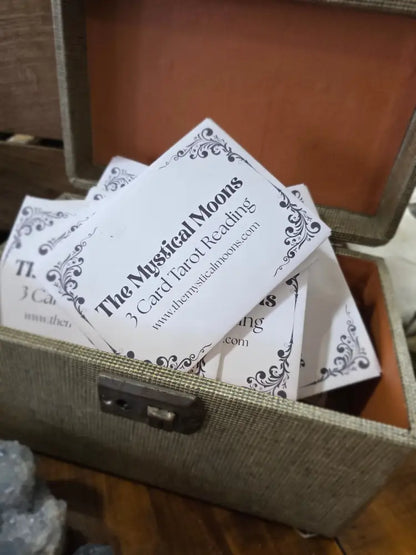 🔮✨ 3 Card Tarot Psychic Reading – Printed Insight for Your Life’s Journey! 🌟