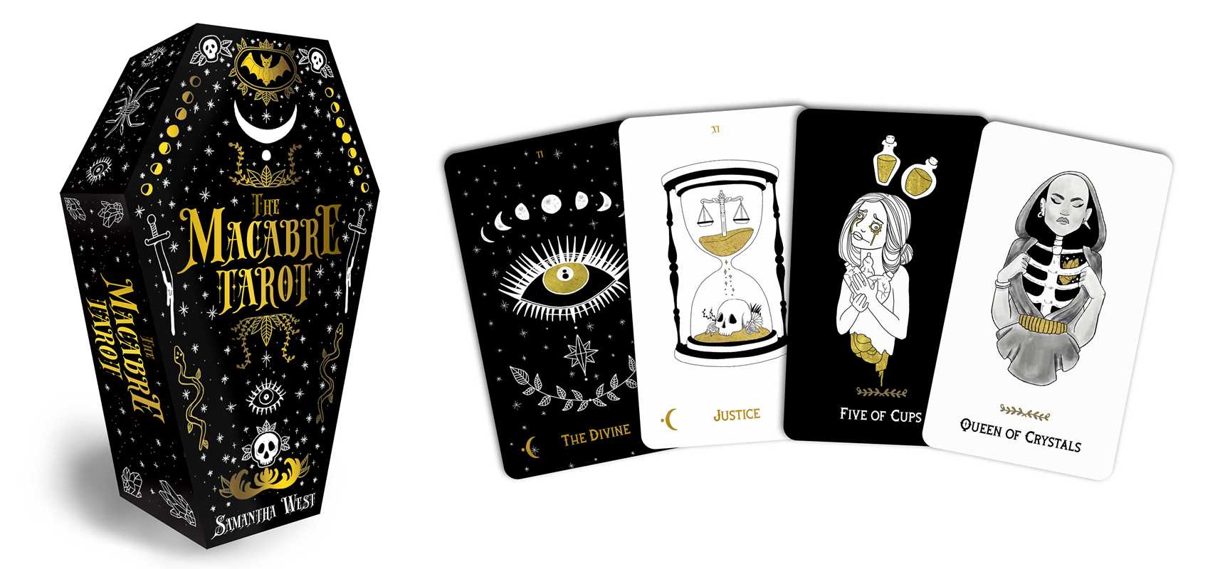 Macabre Tarot by Sam Rook:  128 pages / English