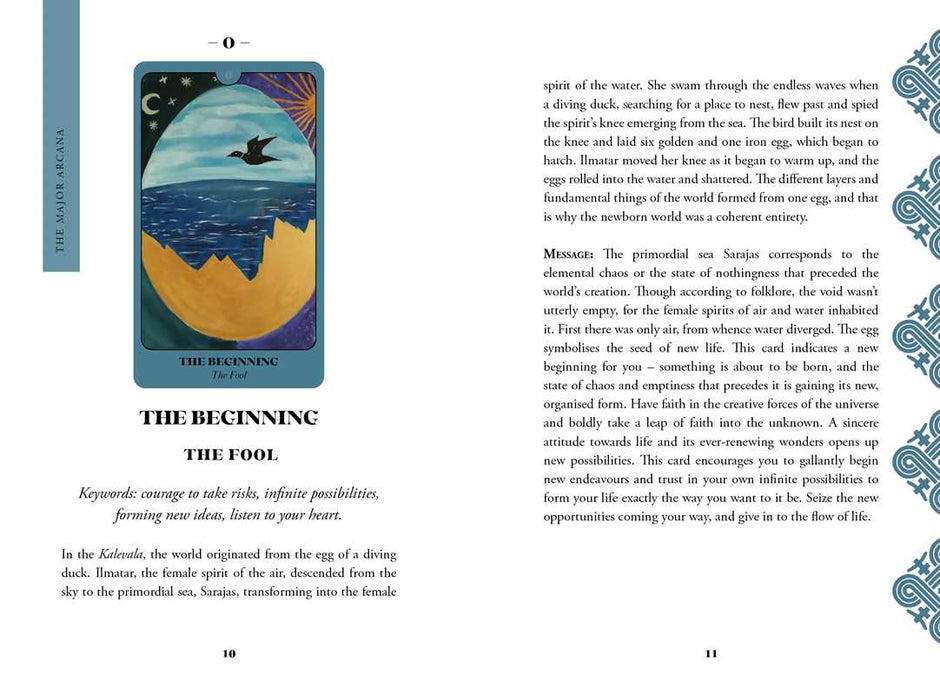 Mythologia Fennica Tarot by Susanna Salo – 176 Pages (English)