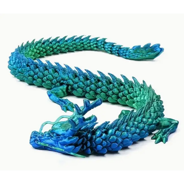 🐉 3D Articulated Dragon Toy - 11.8’’ of Power & Adventure! ✨ - Green - NON-TYPED YET