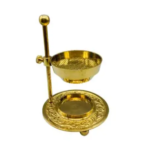 4’’ brass adjustable Resin burner - Incense & Burners
