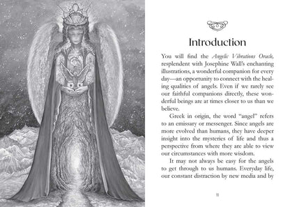 Angelic Vibrations Oracle by Josephine Wall: Flashcards; 128 pages / English