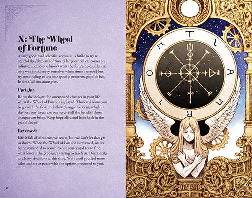 Anime Tarot Deck and Guidebook (78 Cards and 128-Page Guidebook) – Bold Anime-Style Tarot in a Deluxe Gift Box