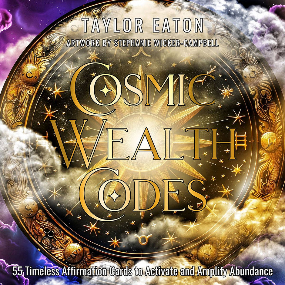 Abundance Affirmation Cards (55-Card Deck) – Cosmic Manifestation Guidance by Taylor Eaton