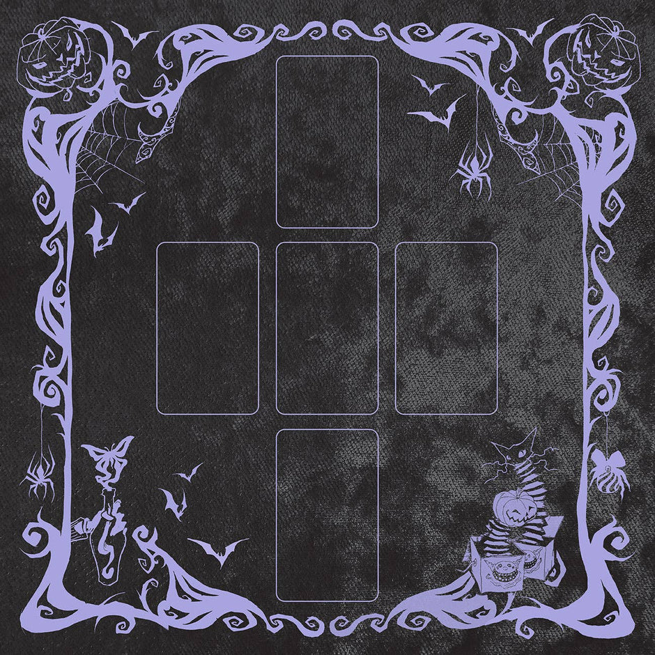 Disney Tim Burton’s The Nightmare Before Christmas Tarot Deck and Guidebook (Official Disney Set) – 78 Cards, 128-Page Guidebook, Altar Cloth, Guided Notebook, and Pouch