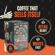 Bones Coffee French Vanilla Coffee Pods (12 Count) – Flavored Coffee Pods for Easy Brewing