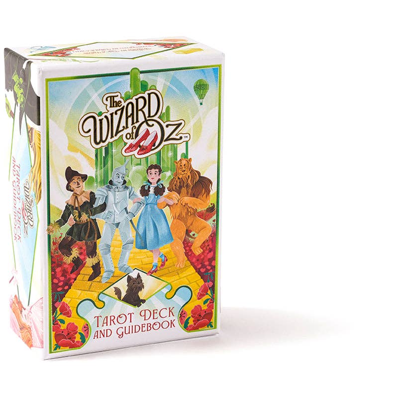 The Wizard of Oz Tarot Deck and Guidebook (Officially Licensed, 78 Cards and 128-Page Guidebook) – Deluxe Gift Box Set