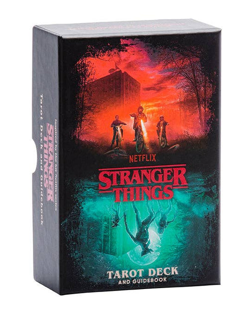 Stranger Things Tarot Deck and Guidebook (Officially Licensed, 78 Cards) – Deluxe Gift Box Set