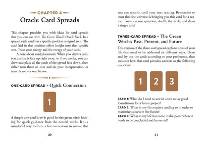 Green Witch's Oracle Deck by Arin Murphy-Hiscock – Flashcards Set, 100 Pages, English, Botanical Oracle Deck, Green Witchcraft, Nature Wisdom, Herbal Guidance, and Spiritual Growth