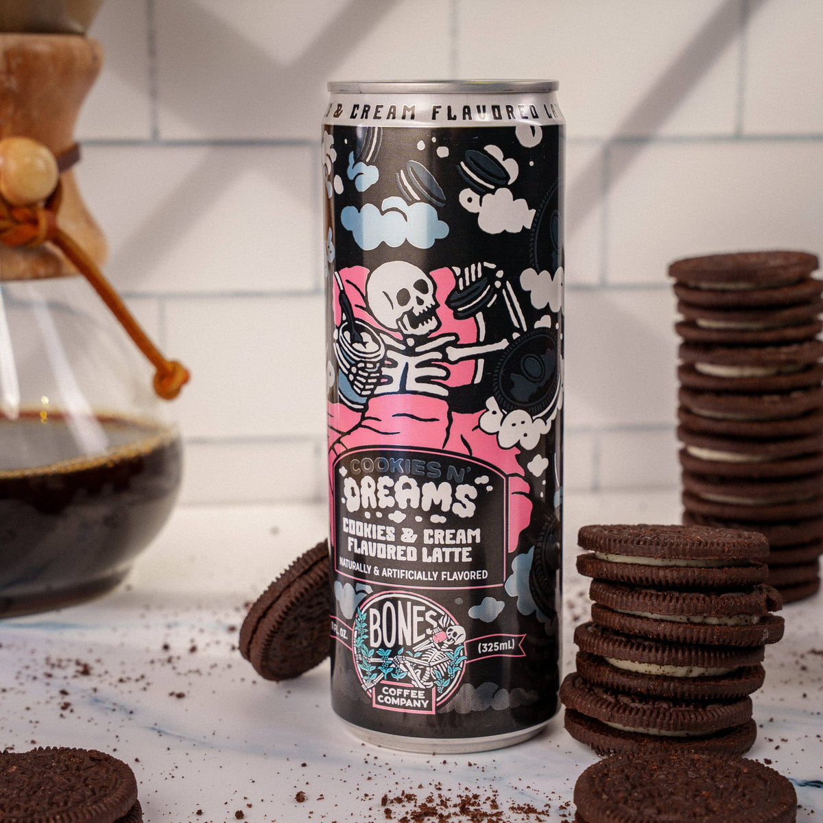 Bones Coffee Cookies and Dreams Ready-to-Drink Latte (12 fl oz)