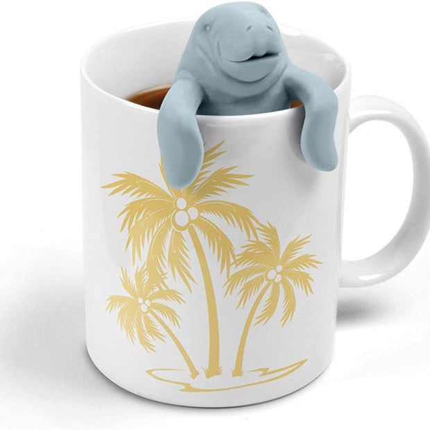 Silicone Manatee Creature Loose Leaf Tea Strainer