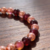Garnet and Copper Crystal Bead Bracelet