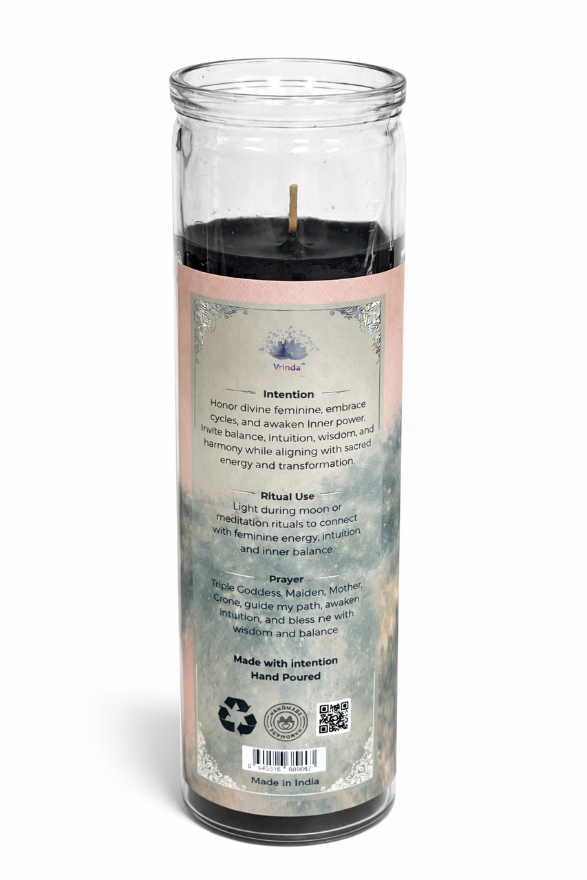 Triple Goddess Ritual Jar Candle by Vrinda (8