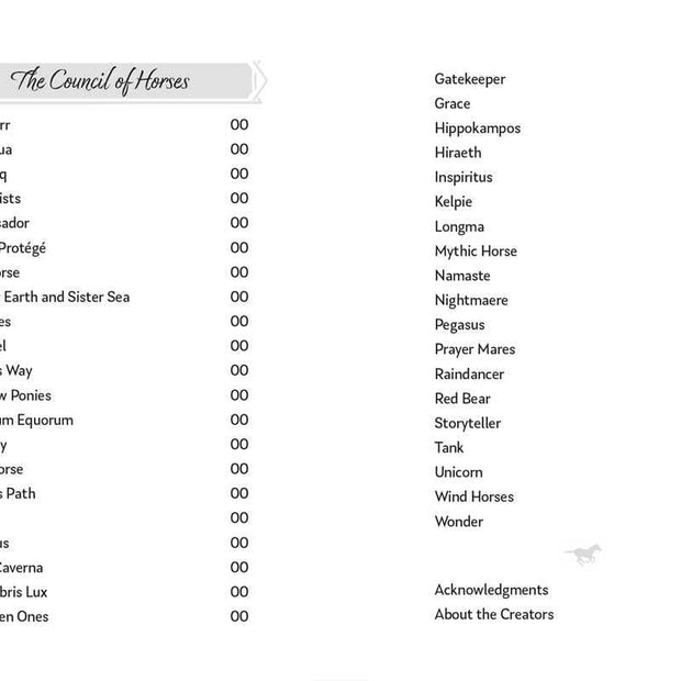 Council of Horses Oracle by Sandra Wallin: Flashcards; 192 pages / English