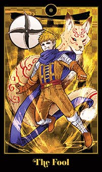 Anime Tarot Deck and Guidebook (78 Cards and 128-Page Guidebook) – Bold Anime-Style Tarot in a Deluxe Gift Box