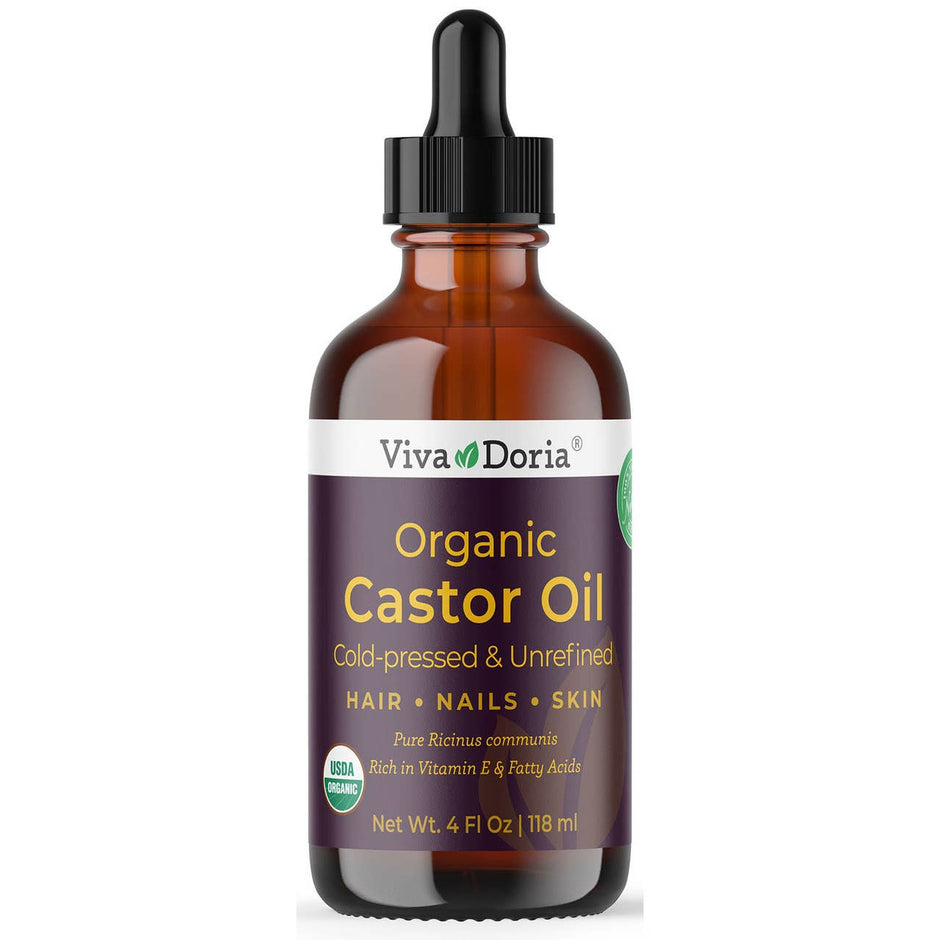 Castor Oil, USDA Certified Organic, 4 fl oz