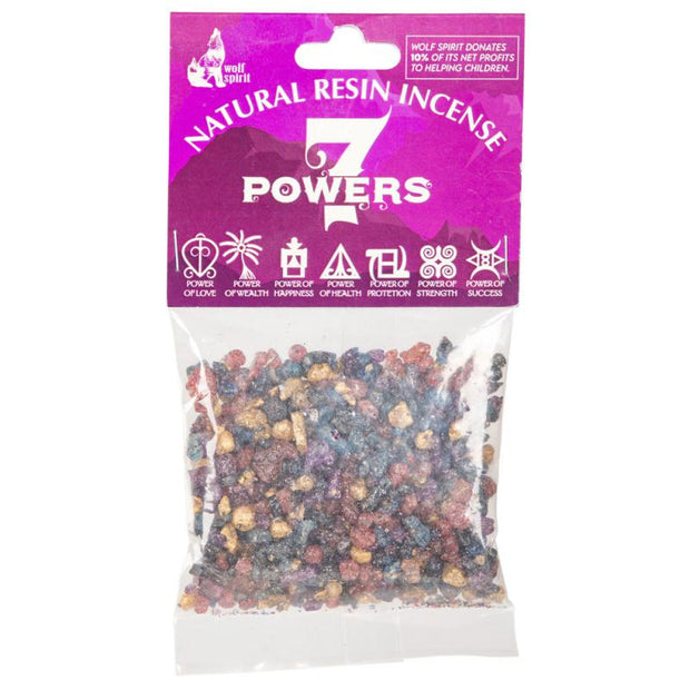 7 Powers Natural Resin Incense (For Charcoal Burning)