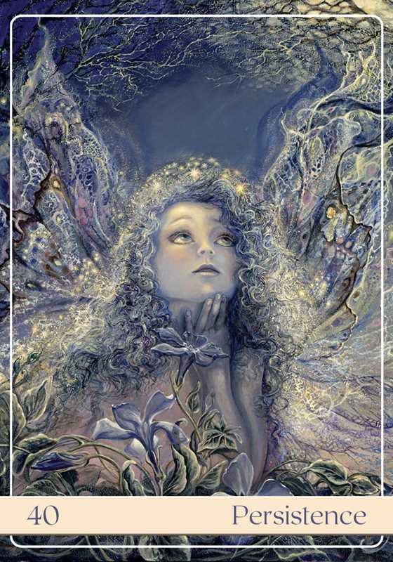 Angelic Vibrations Oracle by Josephine Wall: Flashcards; 128 pages / English