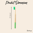 Adult Bamboo Toothbrush | Green