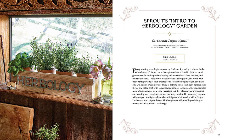 Harry Potter: Herbology Magic (Officially Licensed) – Gardening Tips, Terrariums, and Wizarding World Plant Projects