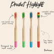 Bamboo Kids Toothbrush |  Rainbow