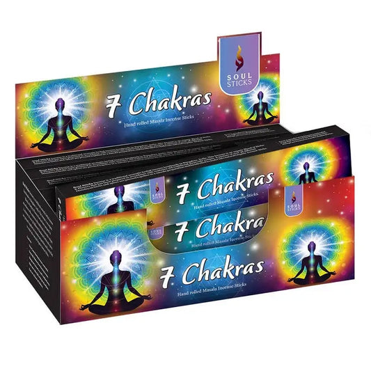 🌈✨7 Chakras Masala Incense – Balance Cleansing and Energy Flow 🕉️