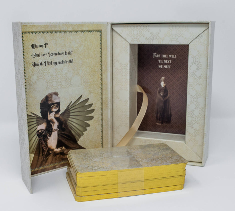 The Relative Tarot: Your Ancestral Blueprint for Self-Discovery (82-Card Deck and Full-Color Guidebook) by Carrie Paris and Tina Hardt