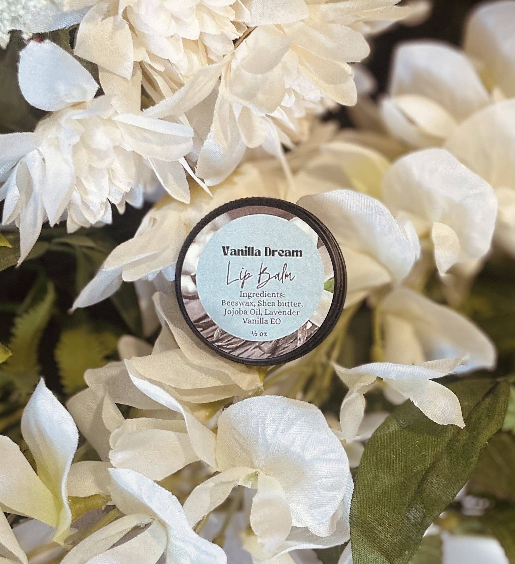 Natural Lip Balm: Peppermint Botanical Lip Care  .5oz tin