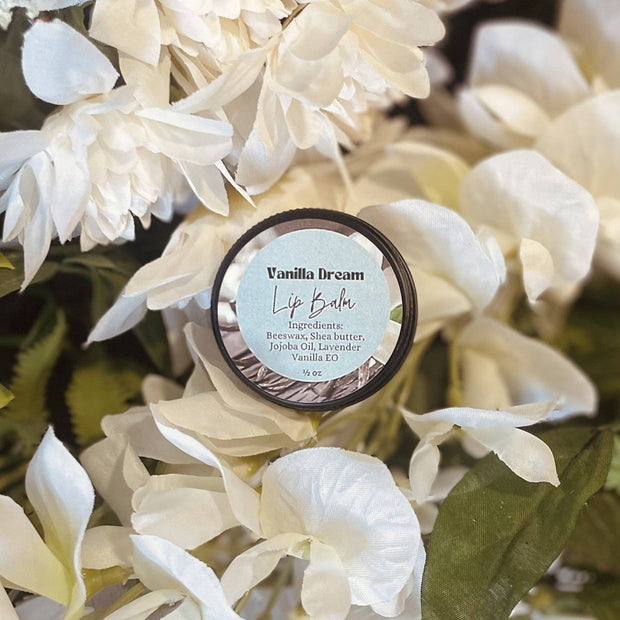 Natural Lip Balm: Vanilla Dream .5oz Tin