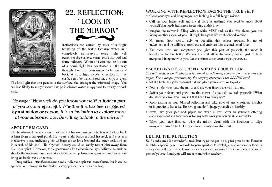 Water Alchemy Oracle by Alexandra Wenman – 144 Pages (English)