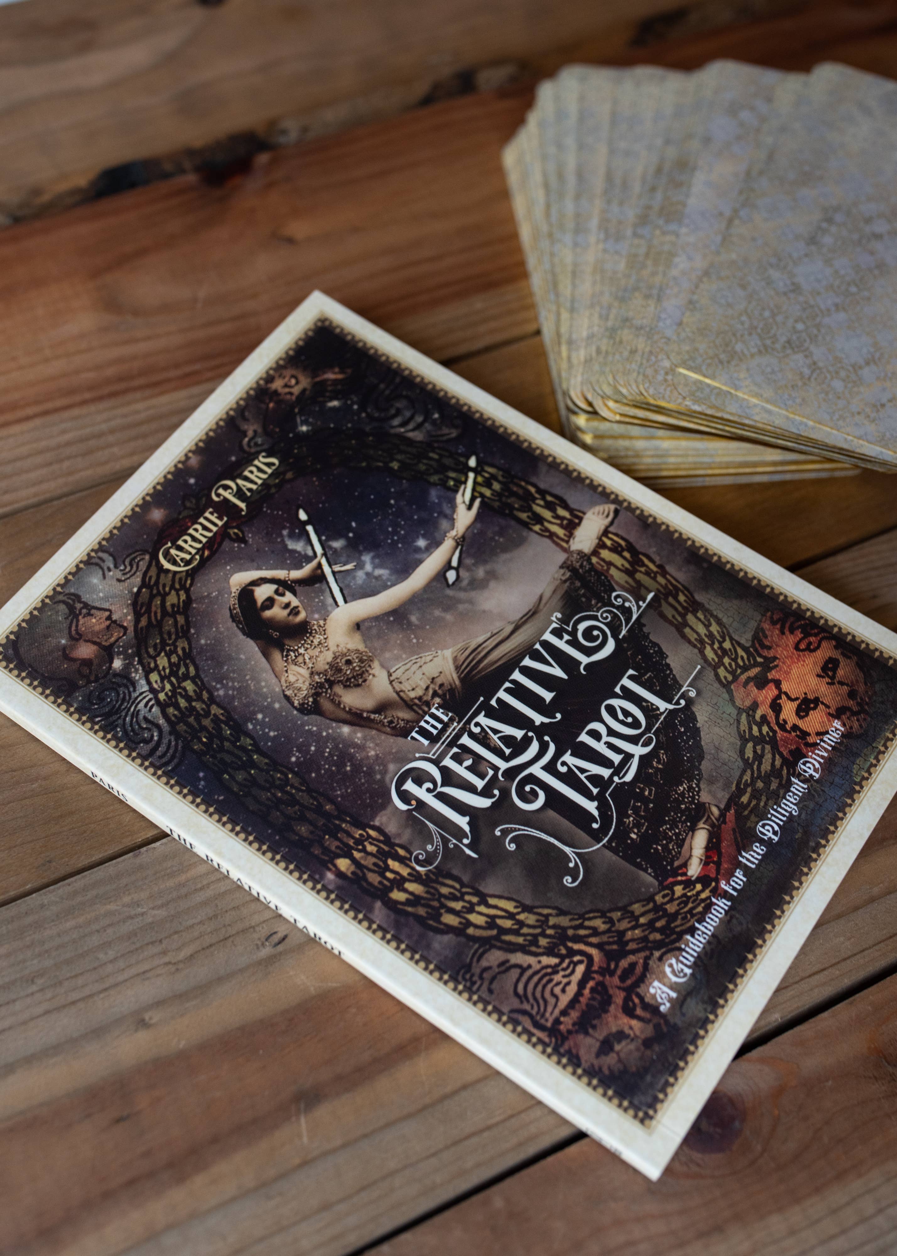 The Relative Tarot: Your Ancestral Blueprint for Self-Discovery (82-Card Deck and Full-Color Guidebook) by Carrie Paris and Tina Hardt