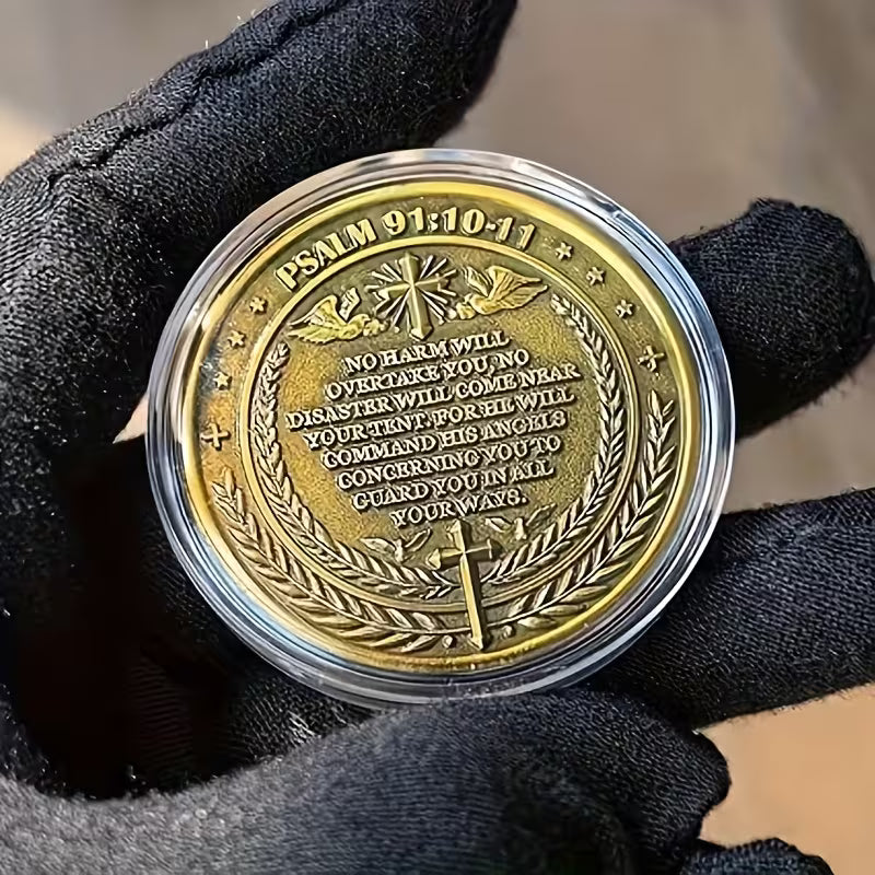 Archangel Michael Protects Us with The Challenge Coin – Psalm 91:10–11 (1.57