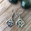 Celtic Knot Drop Earrings – Irish Woven Knot Earrings (Symbol of Eternal Love) – .79