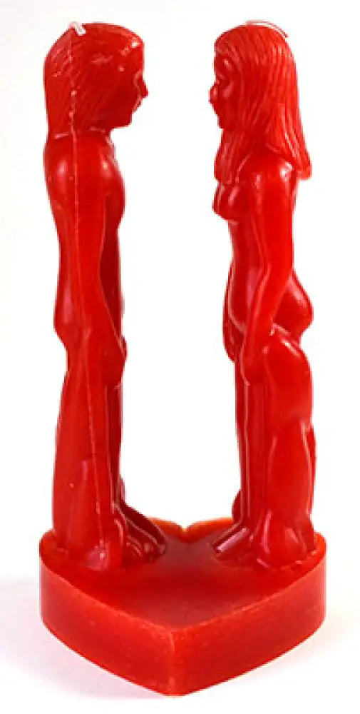 ❤️🔥✨ 8’’ Red Face to Face Lovers Candle – Passion Attraction and Powerful Unity Ritual Candle! 🕯️
