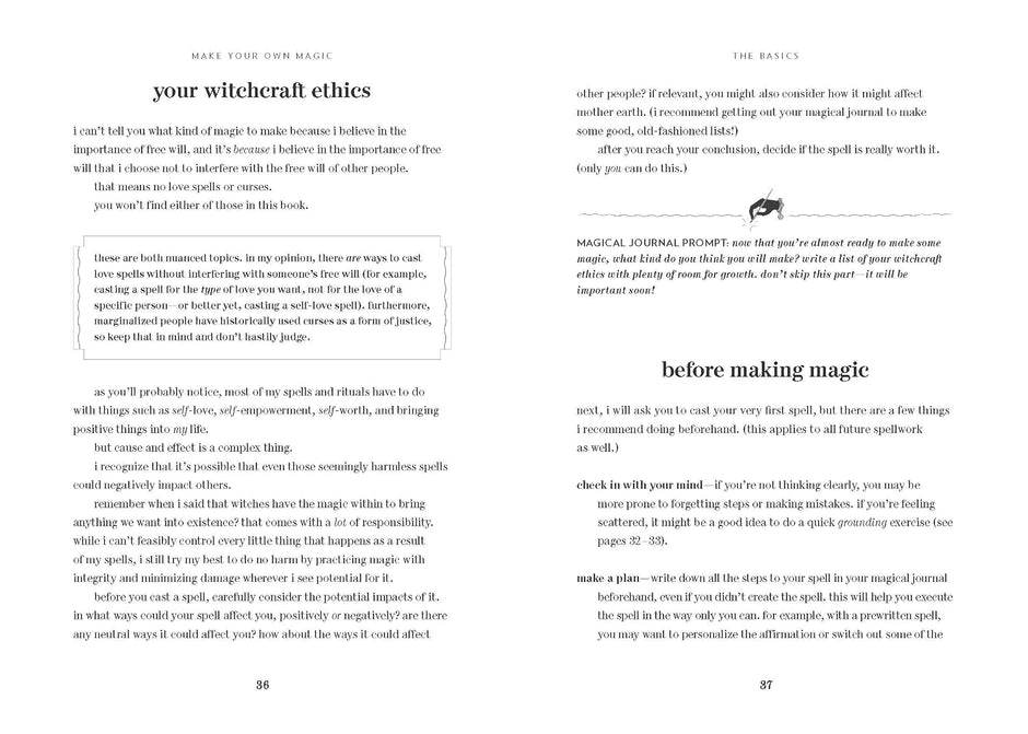 Make Your Own Magic: A Beginner’s Guide to Self-Empowering Witchcraft (Hardcover) – by Amanda Lovelace